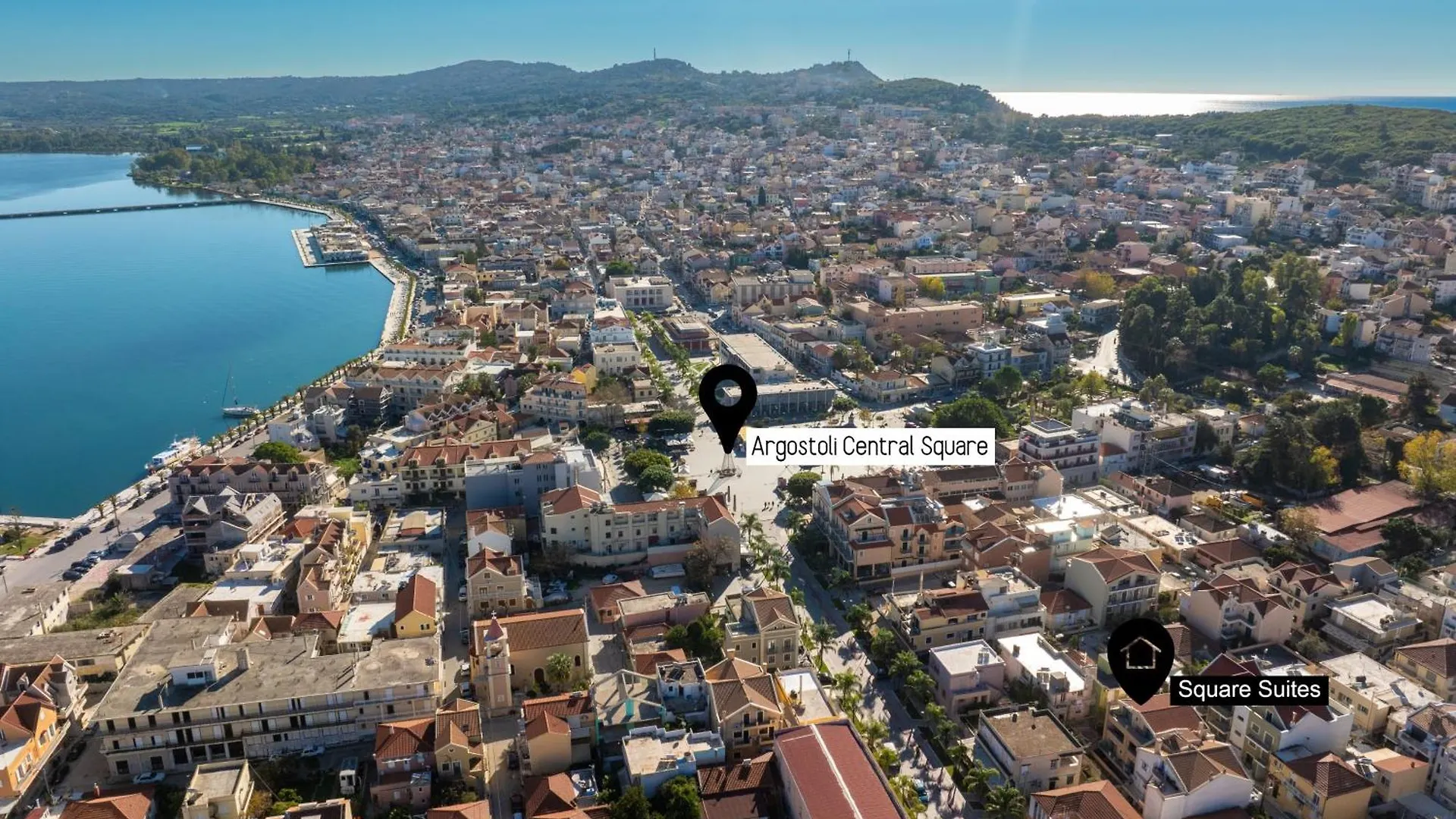 The Square Suites 2Nd Floor Apartment Argostoli  Grekland